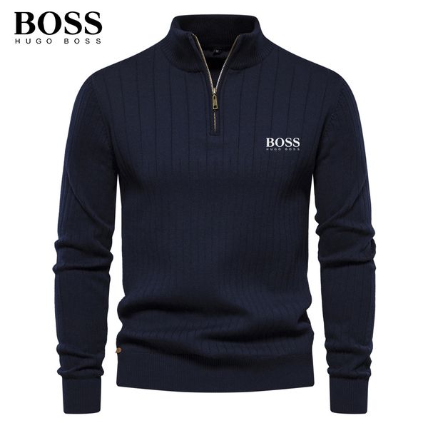 BOSS ZIP SWEATER