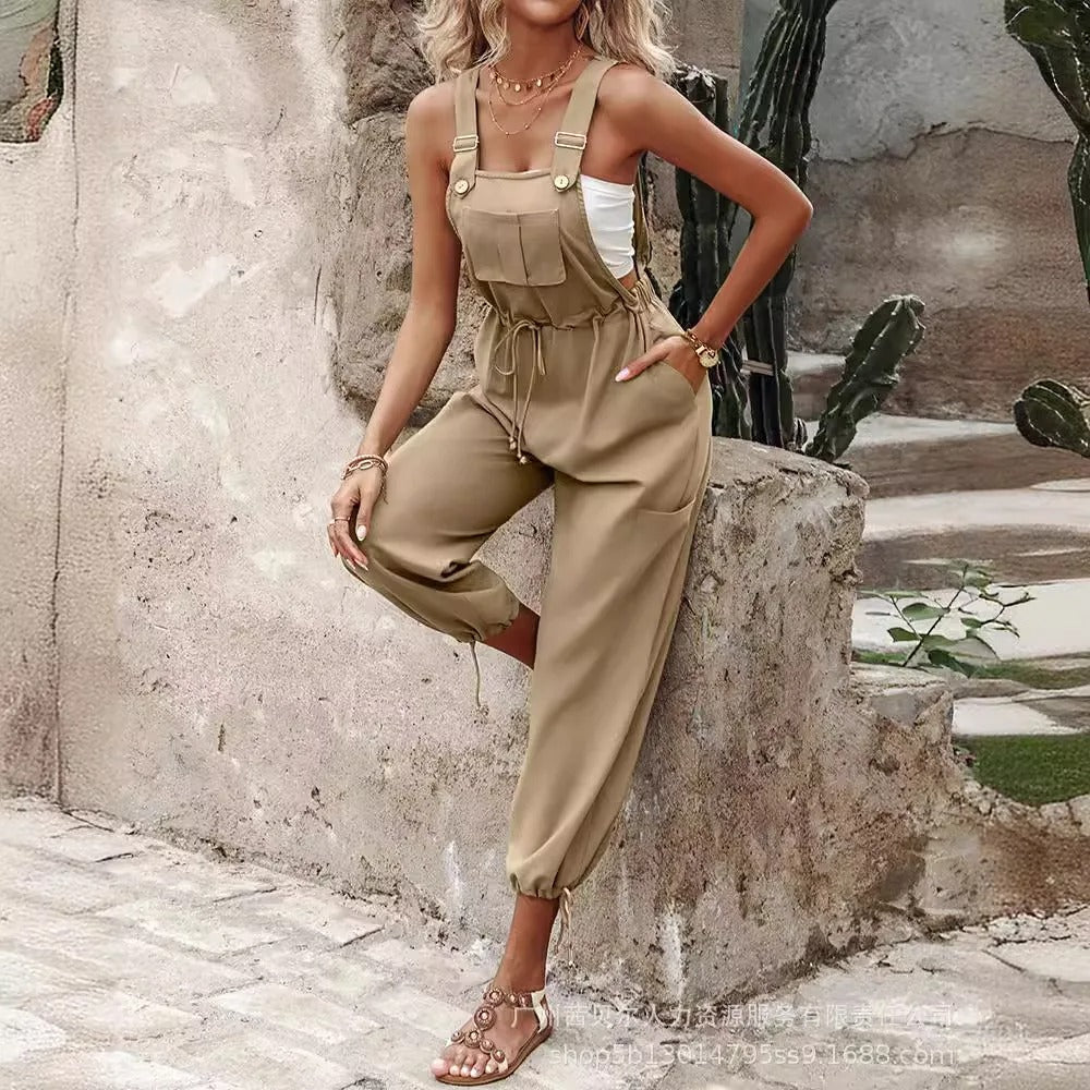 Linda™ | Casual dungarees with adjustable waist