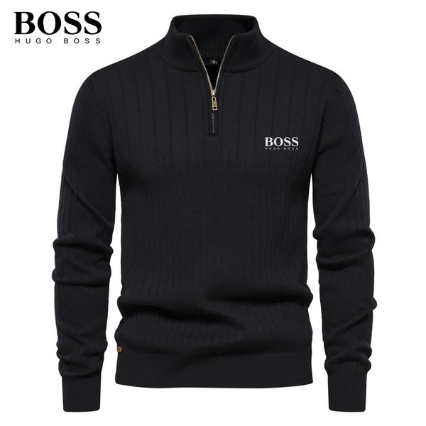 BOSS ZIP SWEATER