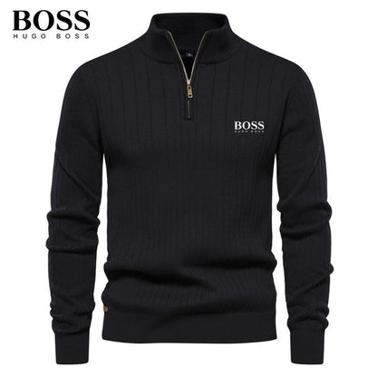 BOSS ZIP SWEATER