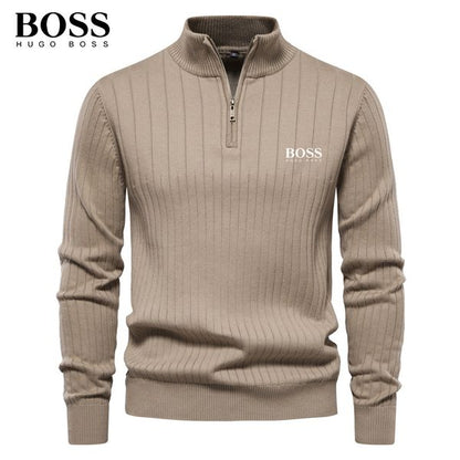 BOSS ZIP SWEATER