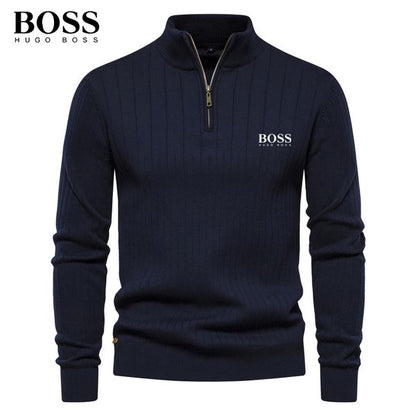 BOSS ZIP SWEATER
