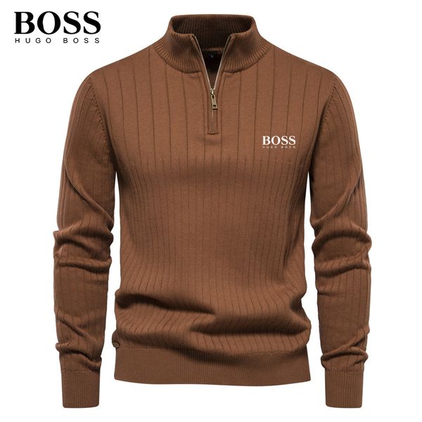 BOSS ZIP SWEATER