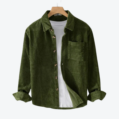 Leonardo – Comfortable Corduroy Overshirt for Men