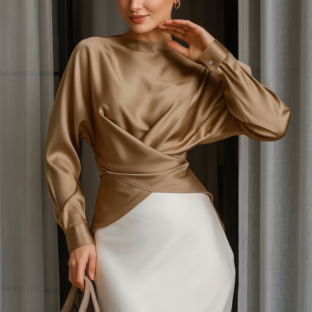 Fai™ | Blouse with Criss-Cross Design