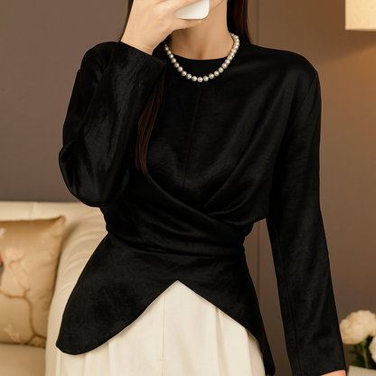 Fai™ | Blouse with Criss-Cross Design