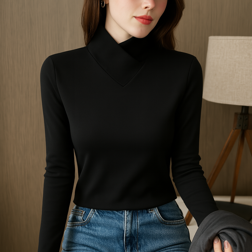 Liora™ | Elegant Turtleneck Fit
