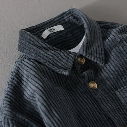 Leonardo – Comfortable Corduroy Overshirt for Men