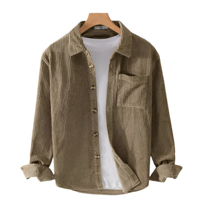 Leonardo – Comfortable Corduroy Overshirt for Men