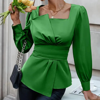 Charlotte™ | Blouse with asymmetrical hem