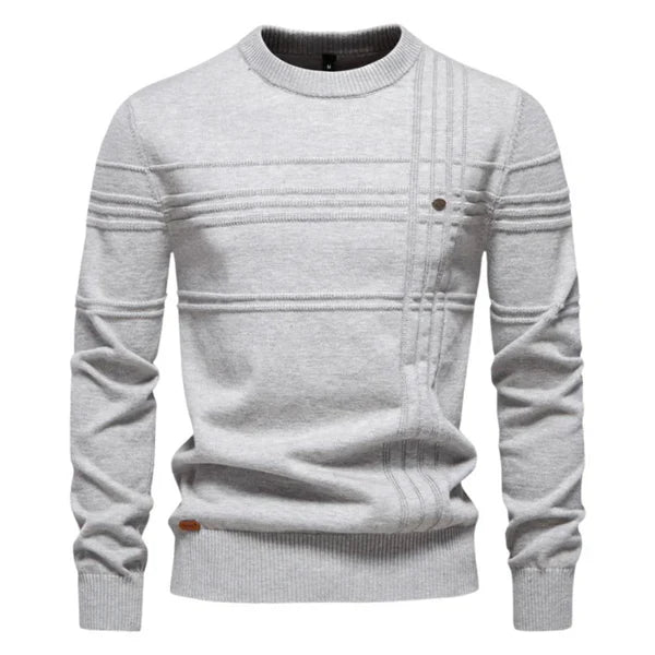 Daan™ | Men's sweater with diamond pattern