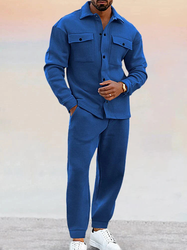 Lukas™ | Solid-coloured two-piece set