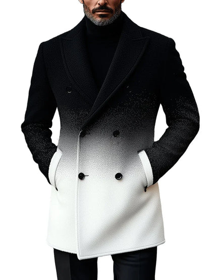 Garruck™ | Stylish Gradient Double-Breasted Woolen Coat