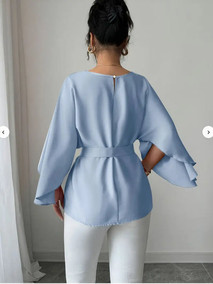 Margaret™ | Blouse With Round Neck