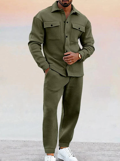 Lukas™ | Solid-coloured two-piece set