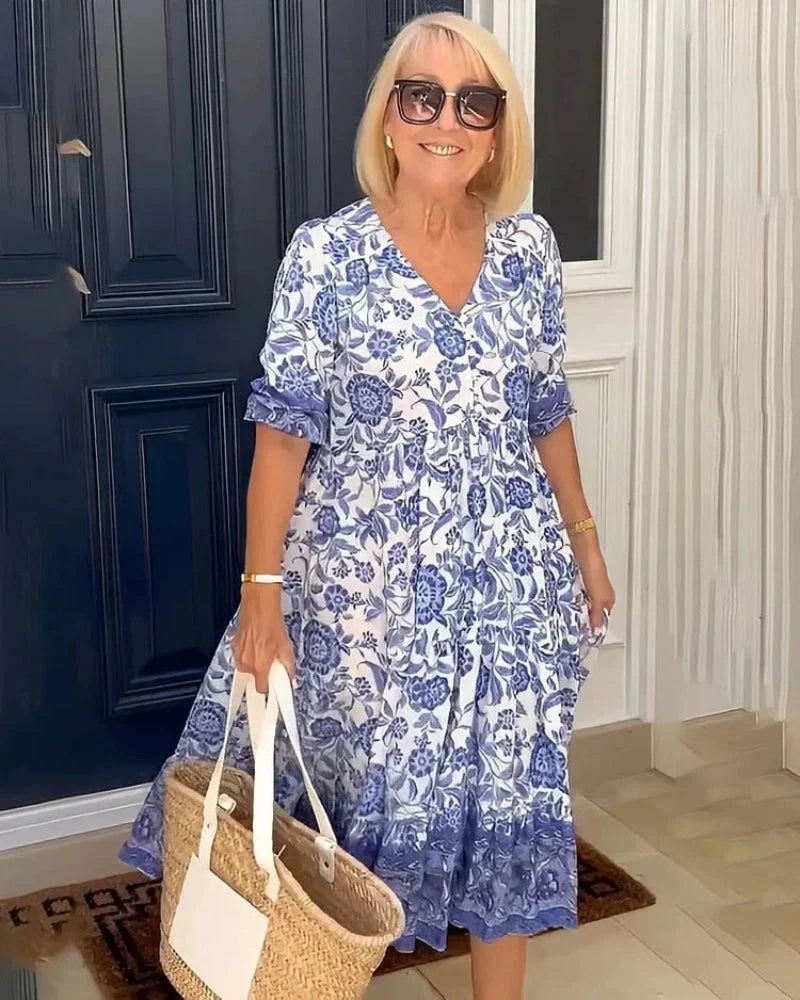 LIA™ | ELEGANT AND AIRY FLORAL DRESS