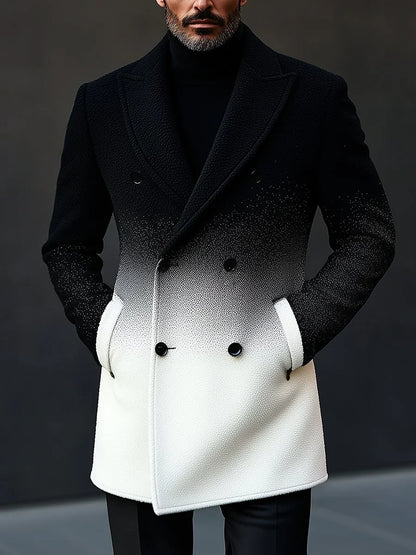 Garruck™ | Stylish Gradient Double-Breasted Woolen Coat
