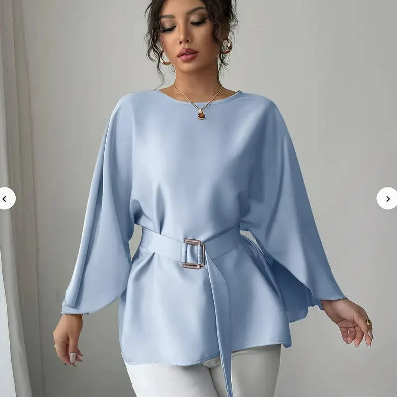 Margaret™ | Blouse With Round Neck