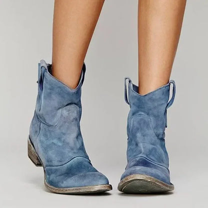 PALOMA™ | VINTAGE WESTERN ANKLE BOOTS