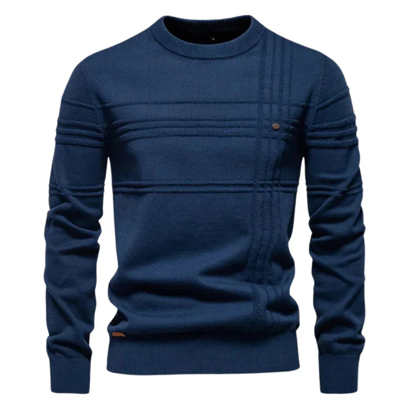 Daan™ | Men's sweater with diamond pattern