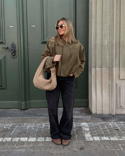 Giada™ | SUEDE BOMBER