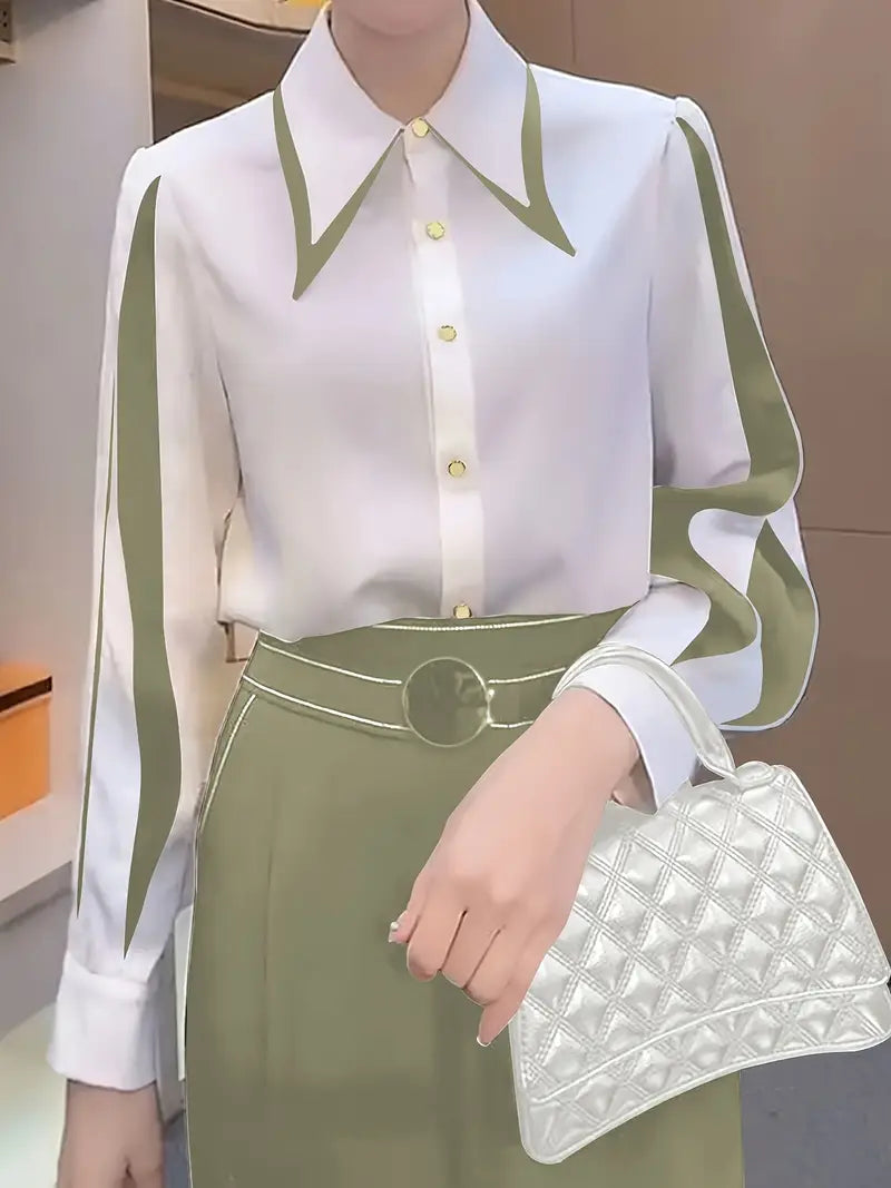 Yame™ | Elegant Chiffon Blouse