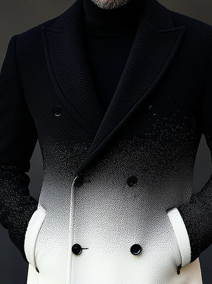 Garruck™ | Stylish Gradient Double-Breasted Woolen Coat