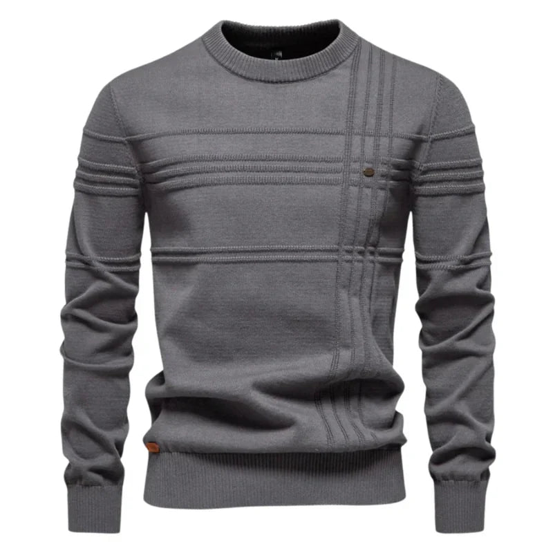 Daan™ | Men's sweater with diamond pattern