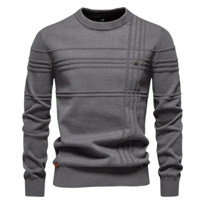 Daan™ | Men's sweater with diamond pattern