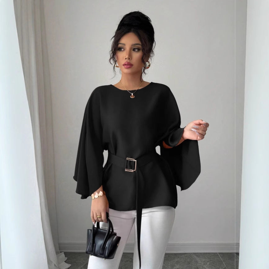 Margaret™ | Blouse With Round Neck