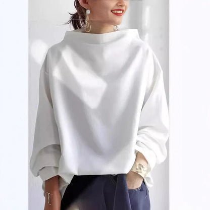 Elly™ | High-Neck Soft Knit Top