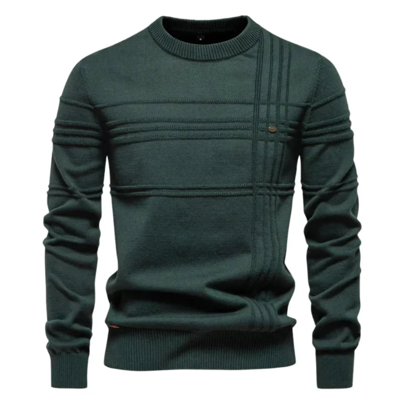 Daan™ | Men's sweater with diamond pattern