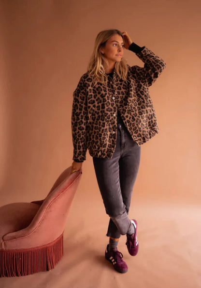 Leona™ | Die Leopard-Bomberjacke