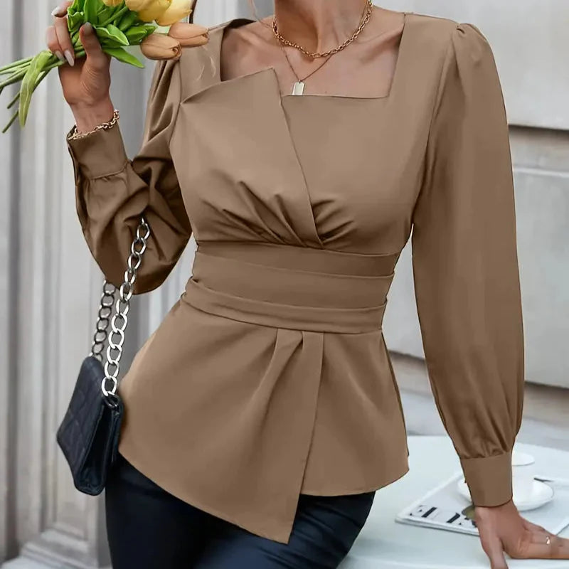 Charlotte™ | Blouse with asymmetrical hem