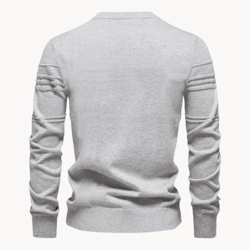 Daan™ | Men's sweater with diamond pattern