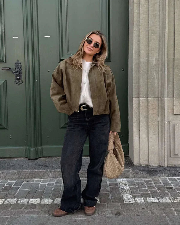 Giada™ | SUEDE BOMBER