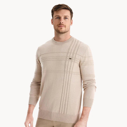 Daan™ | Men's sweater with diamond pattern