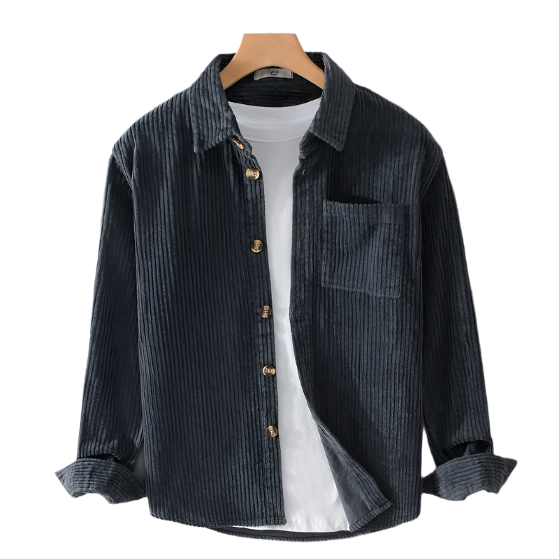 Leonardo – Comfortable Corduroy Overshirt for Men