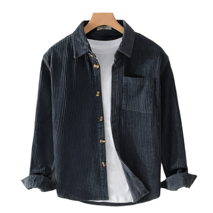 Leonardo – Comfortable Corduroy Overshirt for Men