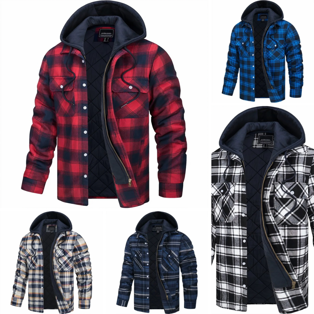 Rogue Plaid Hooded Jacket