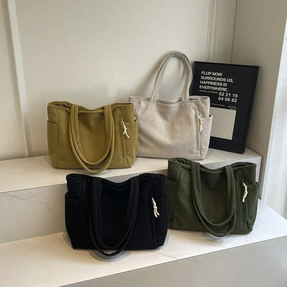 Tilda™ – Ribbed carrier bag with cord detail