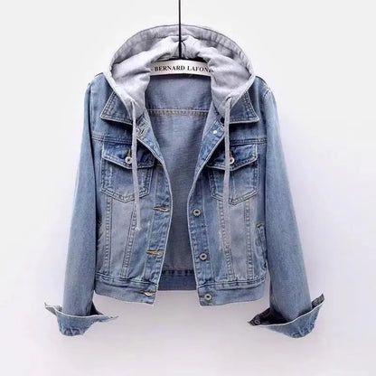 CARA™ | DENIM HOODIE JACKET