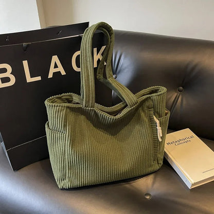 Tilda™ – Ribbed carrier bag with cord detail