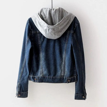 CARA™ | DENIM HOODIE JACKET