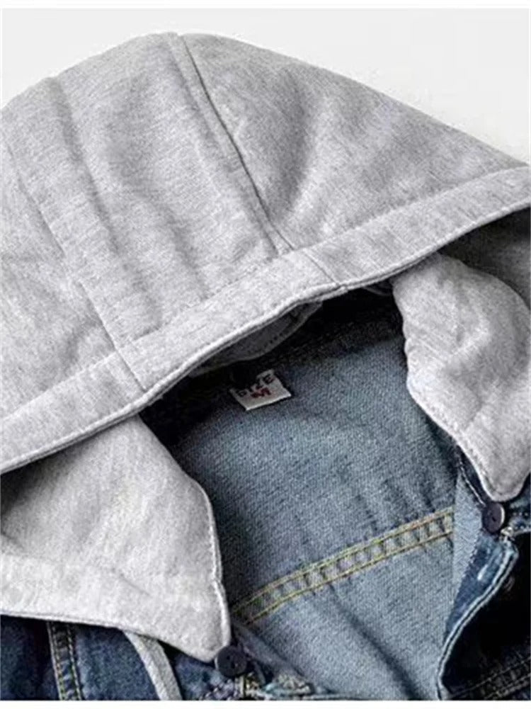 CARA™ | DENIM HOODIE JACKET